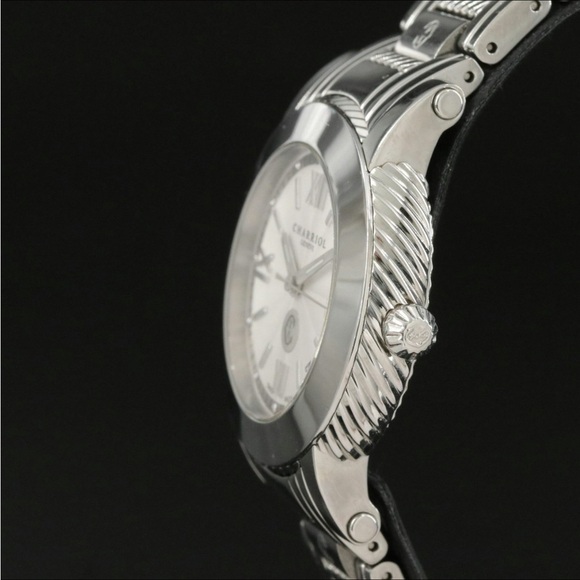 Charriol Arisii P33 Roman Numeral Silver Dial Steel Quartz Wstch - Picture 4 of 10